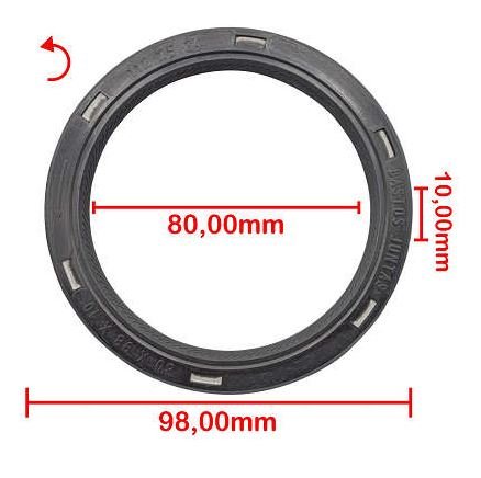 RETENTOR MOTOR TRASEIRA VIRABREQUIM GM/FIAT