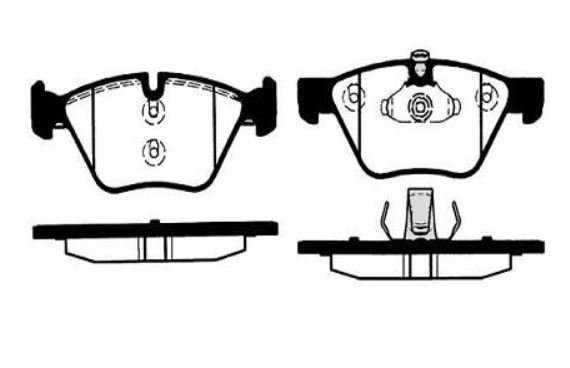 PASTILHA FREIO DIANTEIRA CERAMICA