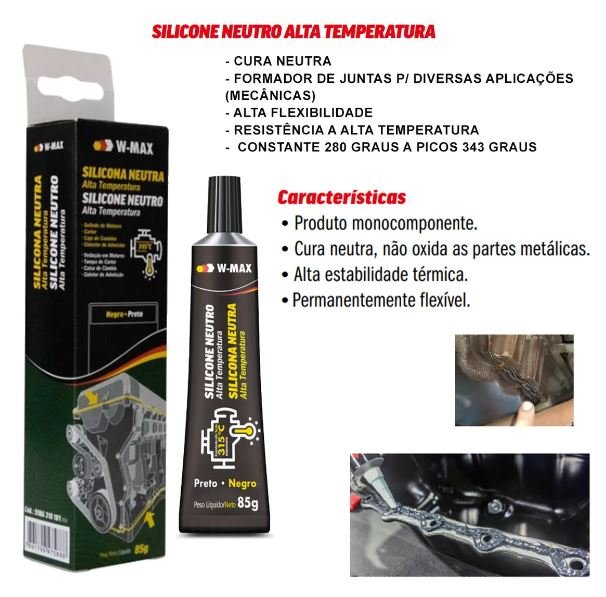 COLA SILICONE ELIMINA JUNTAS - BLACK PRETA