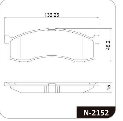 PASTILHA FREIO DIANTEIRO