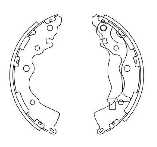 SAPATA FREIO - JG PATIN COM LONA COLADA COM HASTE