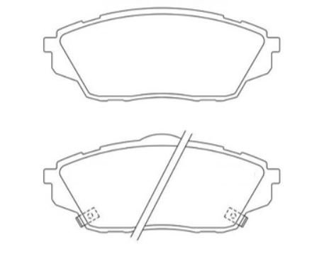 PASTILHA FREIO DIANTEIRA CERAMICA