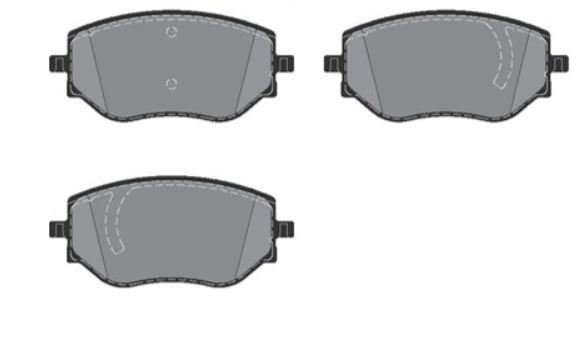 PASTILHA DE FREIO DIANTEIRA CERAMICA