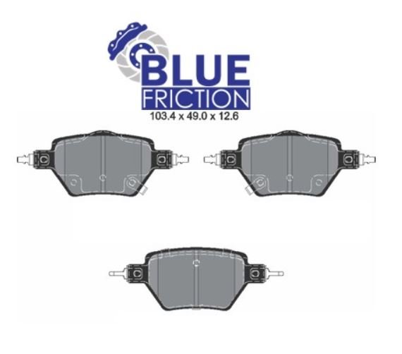 PASTILHA FREIO TRASEIRA CERAMICA