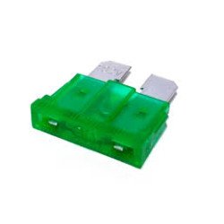 FUSIVEL LAMINA - MEDIO 30AMPERES VERDE FUSIVEL LAMINA - MEDIO 30AMPERES VERDE